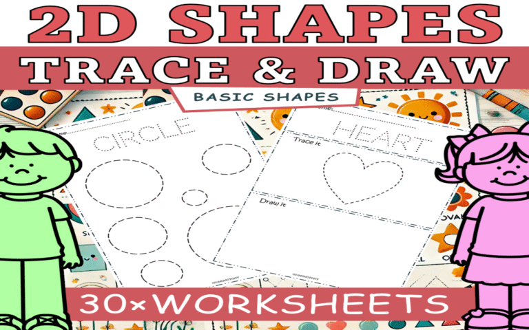 Basic Shapes Worksheets: How to Teach Shapes 